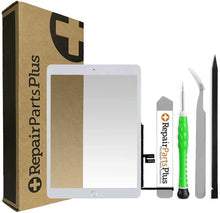 Load image into Gallery viewer, iPad 7th Gen | 8th Gen Screen Replacement Glass Touch Digitizer Kit + Home Button, Tools, Adhesive, Guide - Black