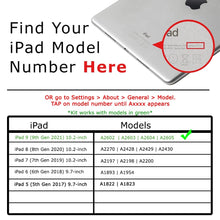 Load image into Gallery viewer, iPad 9 9th Gen Screen Replacement Glass Touch Digitizer Premium Repair Kit (10.2", A2602 | A2603 | A2604 | A2605) w/ Home Button, Adhesive, Tool Kit, Guide - Black