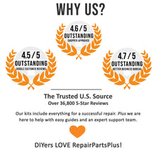 Load image into Gallery viewer, iPad 6 (6th Generation) Screen Replacement Glass Touch Digitizer Repair Kit (2018, A1893 | A1954) + Home Button + Adhesive + Video Instructions - White