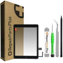 Load image into Gallery viewer, iPad 6 6th Gen Screen Replacement Glass Touch Digitizer Repair Kit (A1893 | A1954, 2018) + Home Button + Adhesive - Black