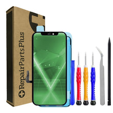 Load image into Gallery viewer, Screen Replacement for iPhone 12 | 12 Pro with LCD Touch Digitizer + Frame Repair Kit 6.1" (OLED)