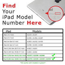 Load image into Gallery viewer, iPad 7 | iPad 8 10.2" (7th Gen 2019 | 8th Gen 2020) Screen Replacement Glass Touch Digitizer with Home Button (for Silver / Gold) - White