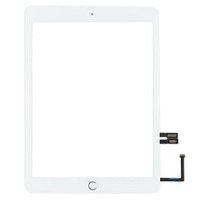 Load image into Gallery viewer, iPad 6 (6th Gen) Screen Replacement Glass Touch Digitizer (2018 9.7&quot;, A1893 | A1954) + Home Button + Adhesive - White
