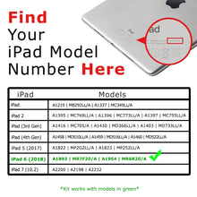 Load image into Gallery viewer, iPad 6 (6th Gen) Screen Replacement Glass Touch Digitizer (2018 9.7", A1893 | A1954) + Home Button + Adhesive - White