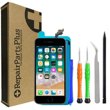 Load image into Gallery viewer, iPhone 6 Plus Screen Replacement LCD Repair Kit + Home Button / Camera + Tools + Easy Video Instructions (PREMIUM) - Black