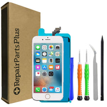 Load image into Gallery viewer, iPhone 6 Screen Replacement LCD Repair Kit + Home Button / Camera + Tools + Easy Video Instructions - White (PREMIUM)