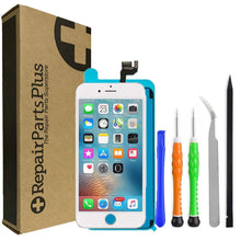 Load image into Gallery viewer, iPhone 6S Plus Screen Replacement LCD Repair Kit + Camera + Tools + Easy Video Instructions - White (EXPRESS)