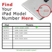 Load image into Gallery viewer, iPad Mini 1 & Mini 2 Screen Replacement Glass Touch Digitizer Repair Kit with Home Button / IC - Black