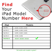 Load image into Gallery viewer, iPad Mini 5 5th Gen Screen Replacement LCD and Digitizer Repair Kit + Sleep/Wake Sensor (for Silver or Gold) - White