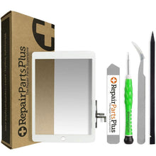 Load image into Gallery viewer, iPad 5 5th Gen 2017 Screen Replacement Glass Touch Digitizer Premium Repair Kit (A1822 | A1823) w/ Home Button & Adhesive - White