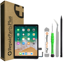 Load image into Gallery viewer, iPad 6 (6th Gen) LCD Screen Replacement + Glass Touch Digitizer Kit (2018, A1893 | A1954) + Home Button + Adhesive - Black