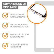 Load image into Gallery viewer, iPad 9 9th Gen Screen Replacement Glass Touch Digitizer Premium Repair Kit (10.2", A2602 | A2603 | A2604 | A2605) w/ Home Button, Adhesive, Tools, Guide - White
