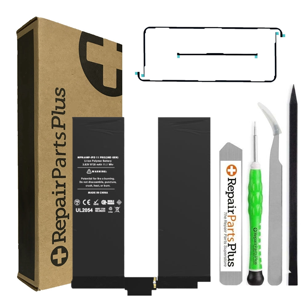 iPad Pro 11 (2nd Gen 2020) Battery Replacement Kit (A2228 | A2068 | A2230) - A2224 7540mAh with Tools and Adhesive