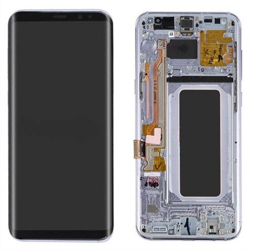 Samsung Galaxy S8 Screen Replacement LCD and Digitizer + Frame G950 - Orchid Gray