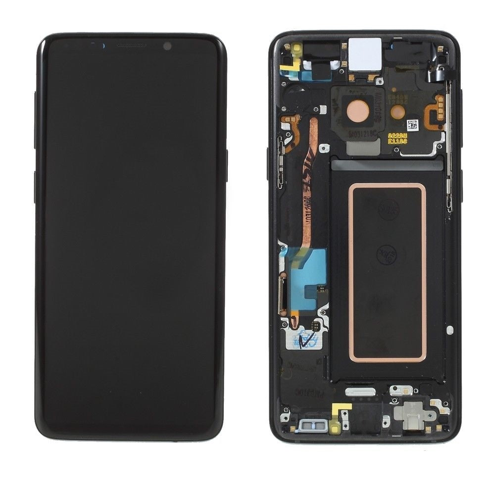 Samsung Galaxy S9 Screen Replacement LCD and Digitizer + Frame G960 - Black