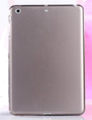 Soft Silicone Transparent Case Cover for iPad Mini 1 2 3 - Black