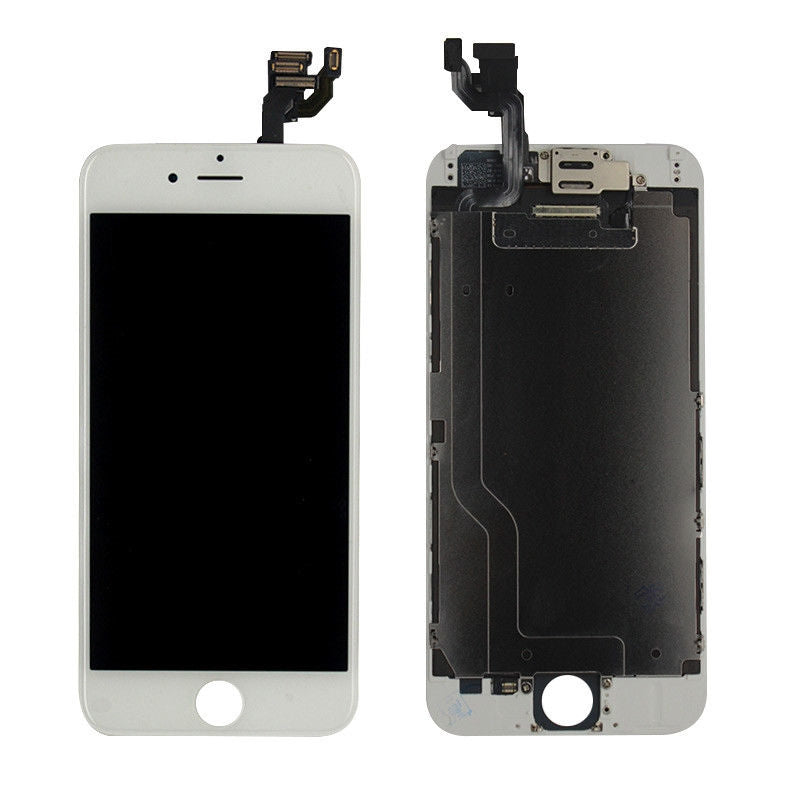 iPhone 6 Screen Replacement LCD and Digitizer + Camera + Small Parts - White