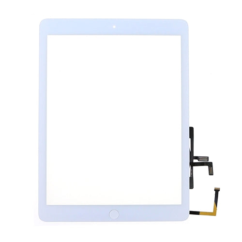 iPad Air Screen Replacement Glass Touch Digitizer with Home Button (Pre-installed Adhesive) - White
