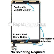 Load image into Gallery viewer, iPad Mini 3 Premium Screen Replacement Glass Touch Digitizer Repair Kit with Home Button/IC Connector 7.9&quot; - White
