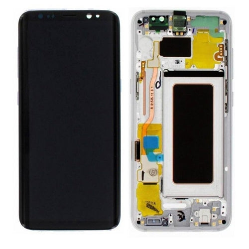 Samsung Galaxy S8 Screen Replacement LCD and Digitizer + Frame G950 - Arctic Silver