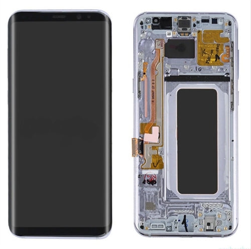 Samsung Galaxy S8 + Plus Screen Replacement LCD and Digitizer + Frame G955 - Silver