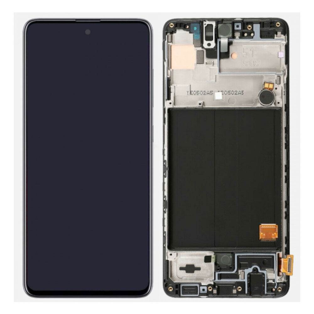 Samsung Galaxy A51 Screen Replacement LCD and Digitizer + Frame (6.5 inch, 2019 A515)