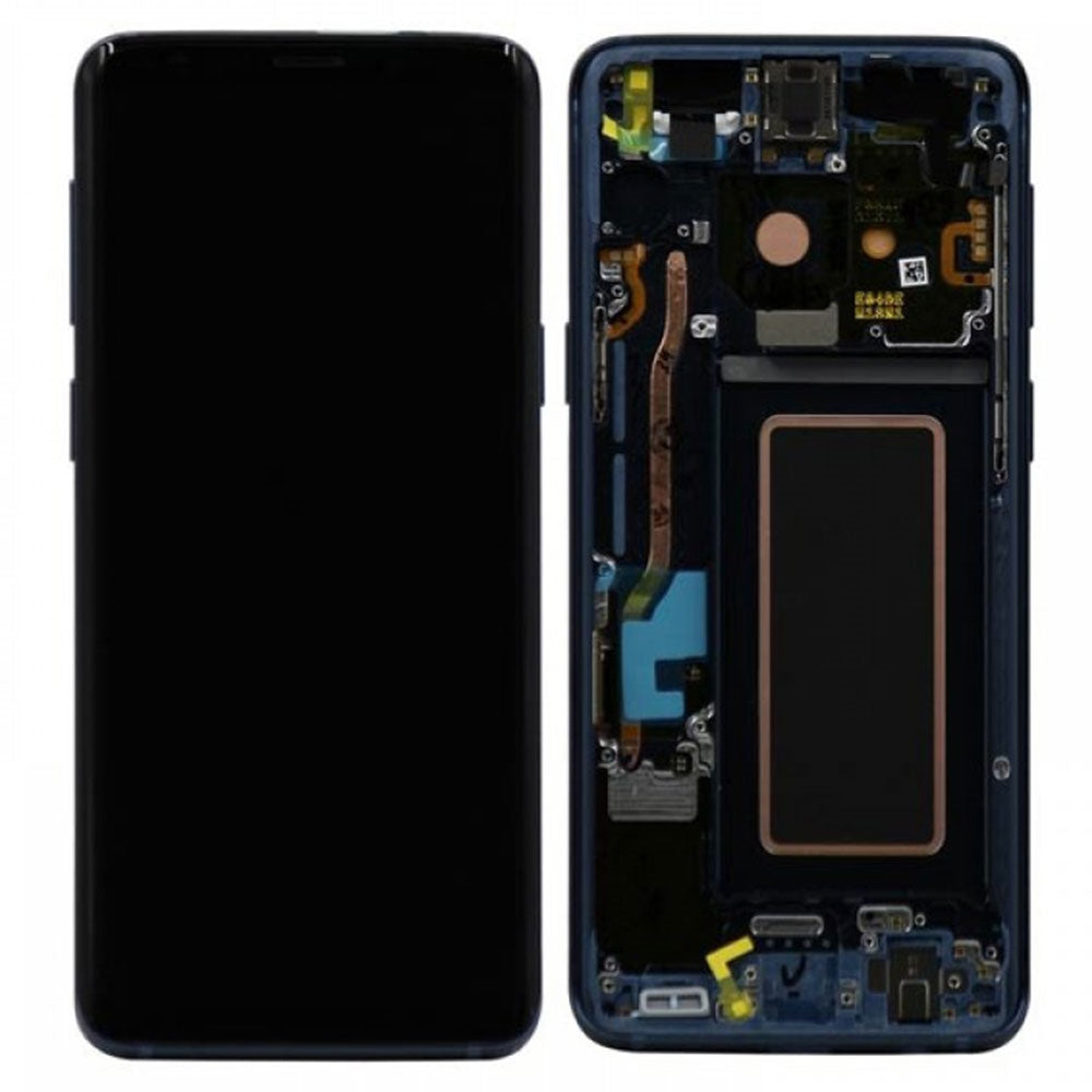 Samsung Galaxy S9 Screen Replacement LCD and Digitizer + Frame G960 - Coral Blue