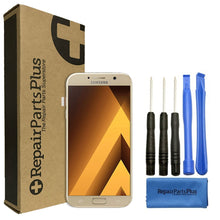 Load image into Gallery viewer, Samsung Galaxy A7 LCD Screen Replacement + Glass Touch Digitizer Repair Kit A720 (2017) - Gold
