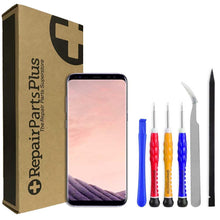 Load image into Gallery viewer, Samsung Galaxy S8 Screen Replacement + Frame Premium Repair Kit - Orchid Gray
